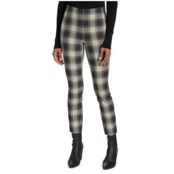 Rag & Bone Women’s Sz 0 Blue Plaid Pants Simone High Rise Ankle Slim Stretch - Picture 1 of 16